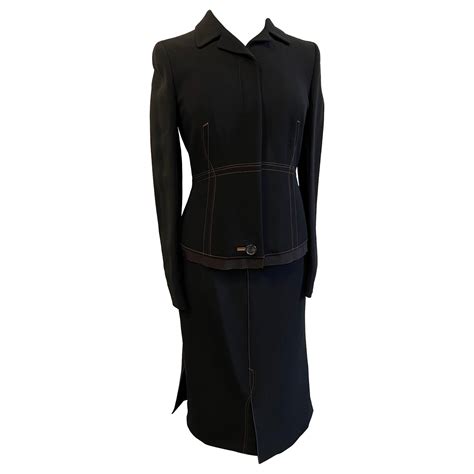 prezzo tailleur prada|Tailleur nero Prada Black size 44 IT in Wool .